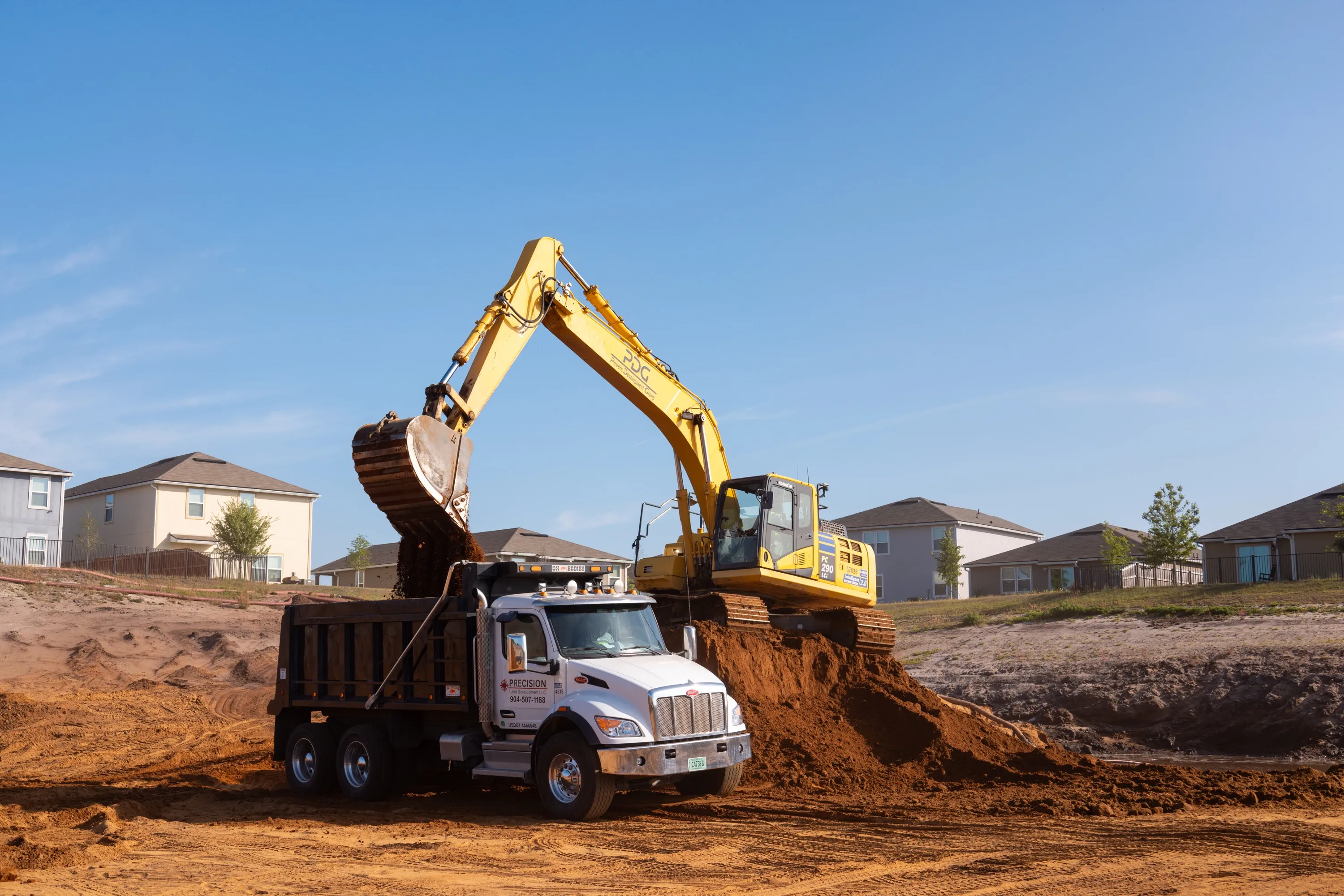PDG equipment running multiple operations on one site